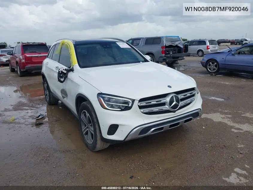 2021 Mercedes-Benz Glc 300 Suv VIN: W1N0G8DB7MF920046 Lot: 45598313