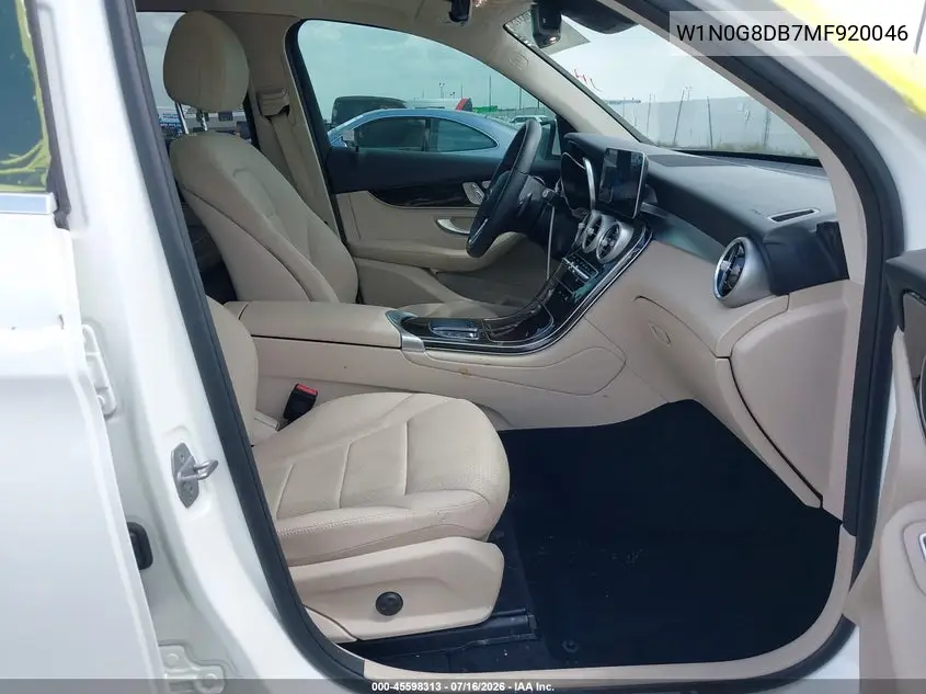 2021 Mercedes-Benz Glc 300 Suv VIN: W1N0G8DB7MF920046 Lot: 45598313