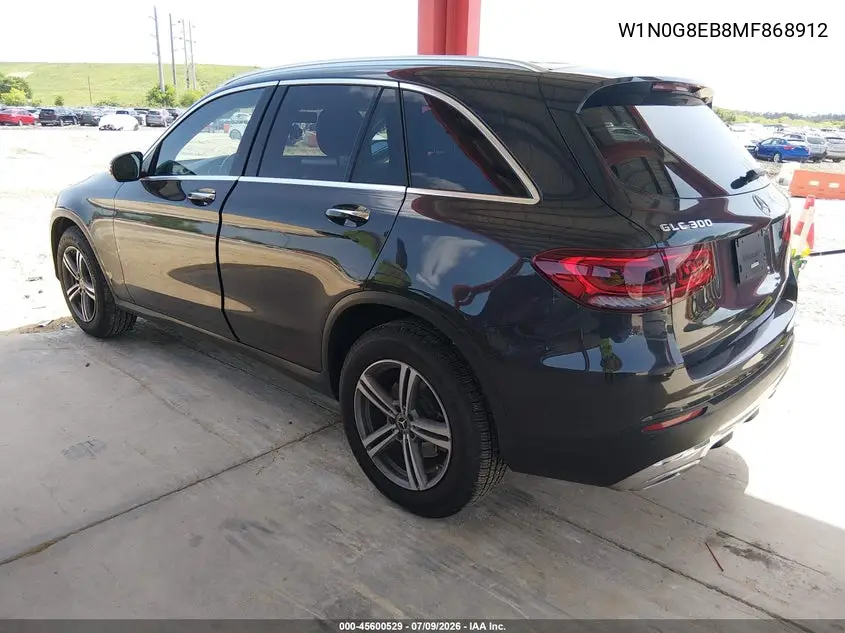 2021 Mercedes-Benz Glc 300 4Matic Suv VIN: W1N0G8EB8MF868912 Lot: 45600529