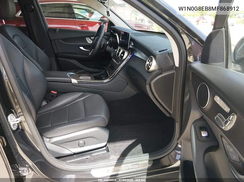 2021 Mercedes-Benz Glc 300 4Matic Suv VIN: W1N0G8EB8MF868912 Lot: 45600529