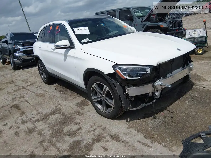 2021 Mercedes-Benz Glc 300 Suv VIN: W1N0G8DB0MF923662 Lot: 45656146