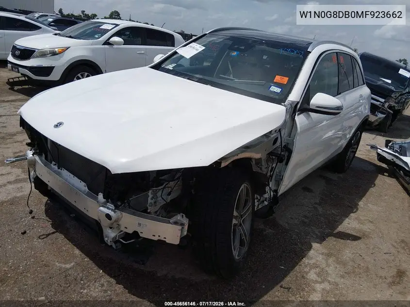 2021 Mercedes-Benz Glc 300 Suv VIN: W1N0G8DB0MF923662 Lot: 45656146