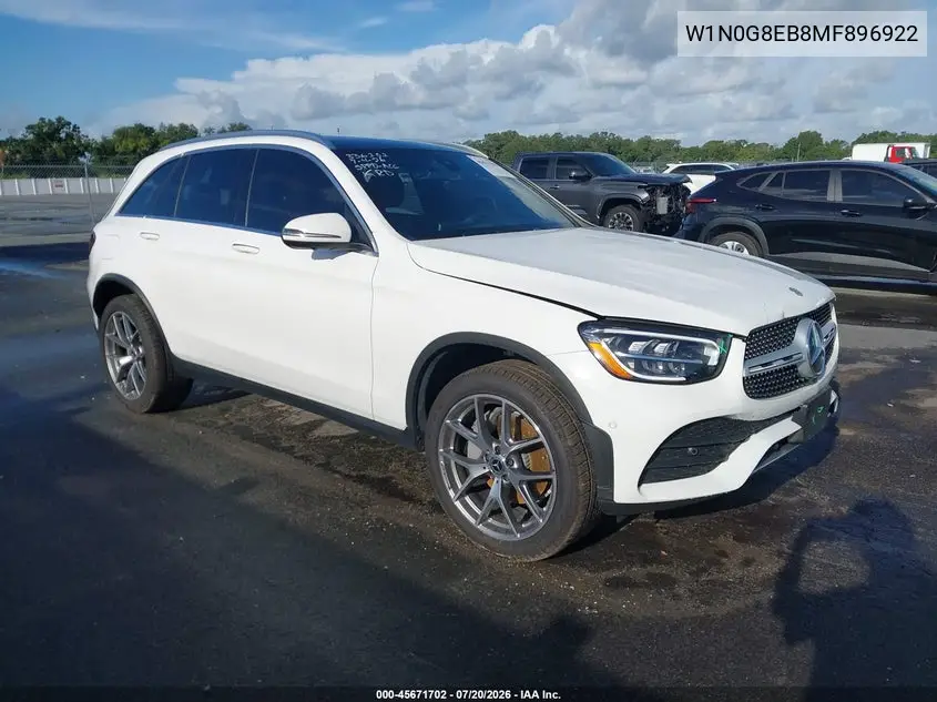 2021 Mercedes-Benz Glc 300 4Matic Suv VIN: W1N0G8EB8MF896922 Lot: 45671702