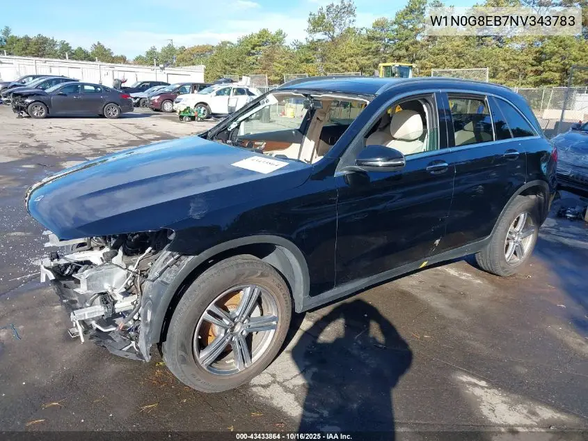 W1N0G8EB7NV343783 2022 Mercedes-Benz Glc 300 4Matic Suv