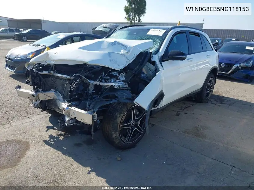 W1N0G8EB5NG118153 2022 Mercedes-Benz Glc 300 4Matic Suv