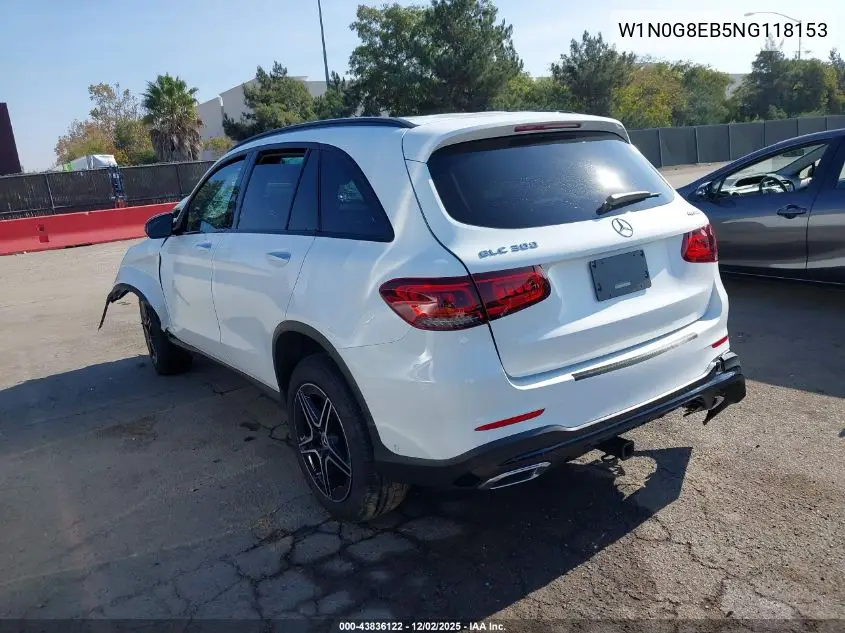 W1N0G8EB5NG118153 2022 Mercedes-Benz Glc 300 4Matic Suv