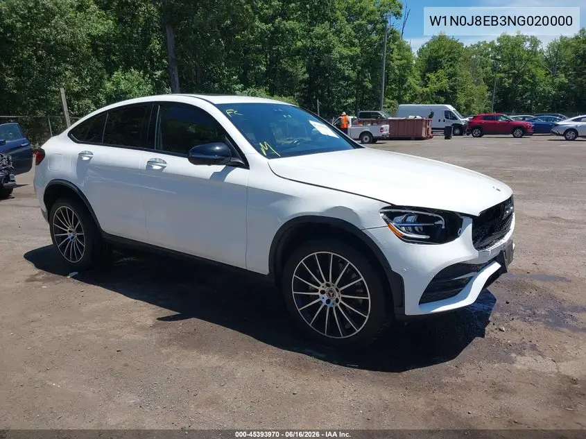 2022 Mercedes-Benz Glc 300 4Matic Coupe VIN: W1N0J8EB3NG020000 Lot: 45393970
