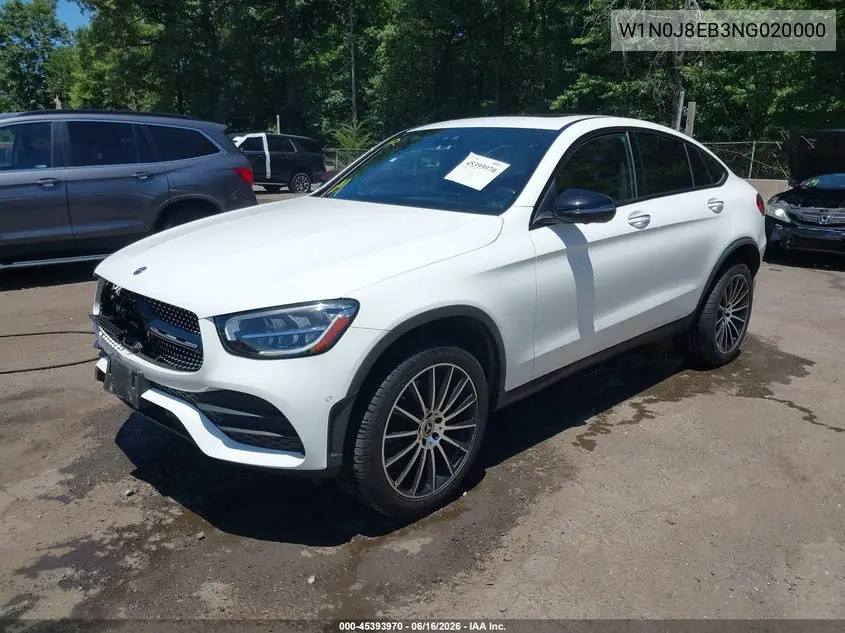 2022 Mercedes-Benz Glc 300 4Matic Coupe VIN: W1N0J8EB3NG020000 Lot: 45393970
