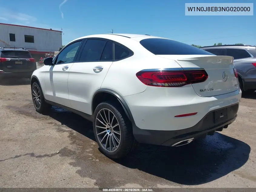2022 Mercedes-Benz Glc 300 4Matic Coupe VIN: W1N0J8EB3NG020000 Lot: 45393970