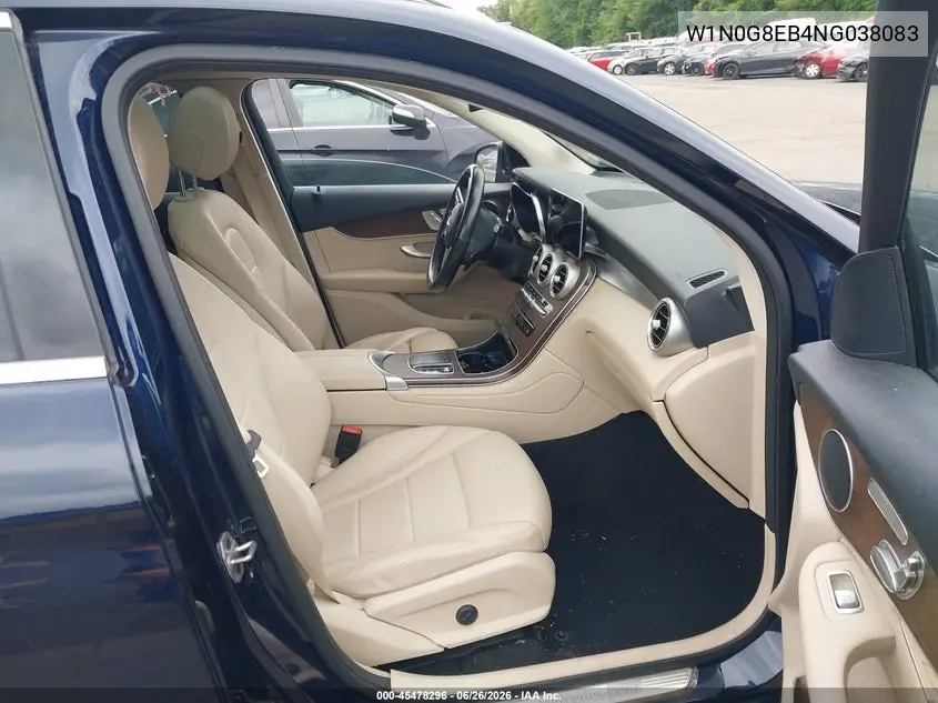 2022 Mercedes-Benz Glc 300 4Matic Suv VIN: W1N0G8EB4NG038083 Lot: 45478296