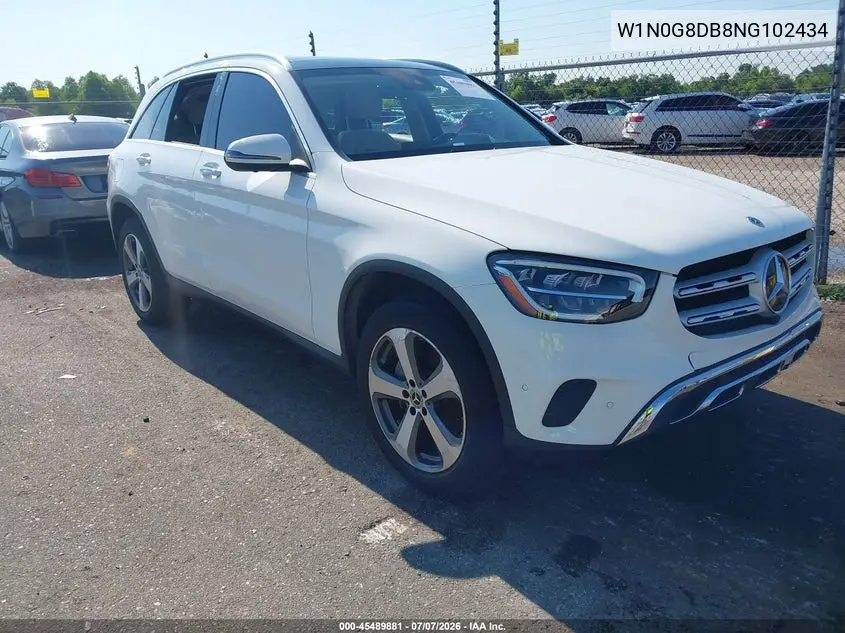 2022 Mercedes-Benz Glc 300 Suv VIN: W1N0G8DB8NG102434 Lot: 45489881