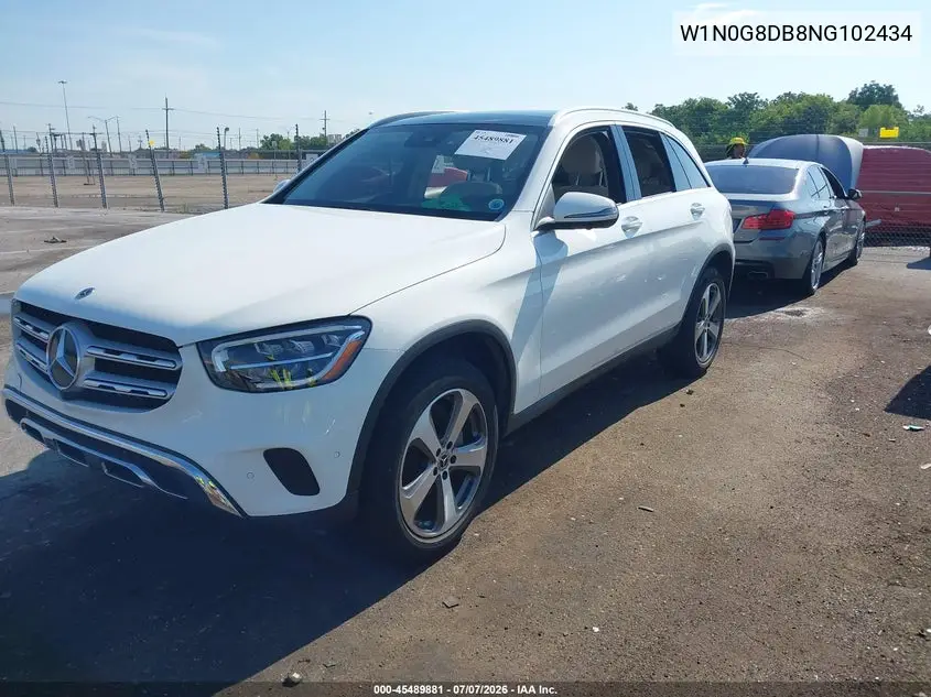2022 Mercedes-Benz Glc 300 Suv VIN: W1N0G8DB8NG102434 Lot: 45489881