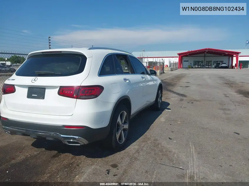 2022 Mercedes-Benz Glc 300 Suv VIN: W1N0G8DB8NG102434 Lot: 45489881