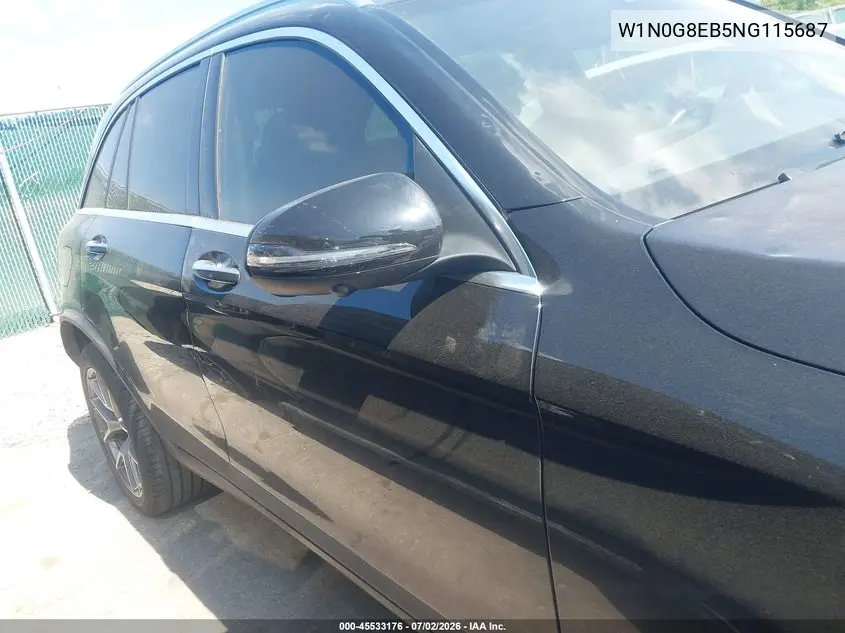 2022 Mercedes-Benz Glc 300 4Matic Suv VIN: W1N0G8EB5NG115687 Lot: 45533176