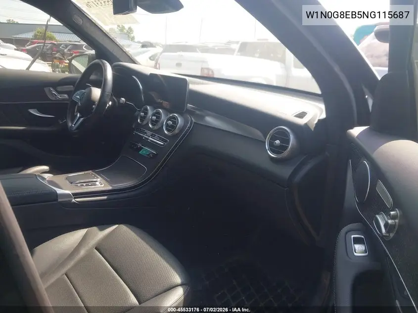 2022 Mercedes-Benz Glc 300 4Matic Suv VIN: W1N0G8EB5NG115687 Lot: 45533176