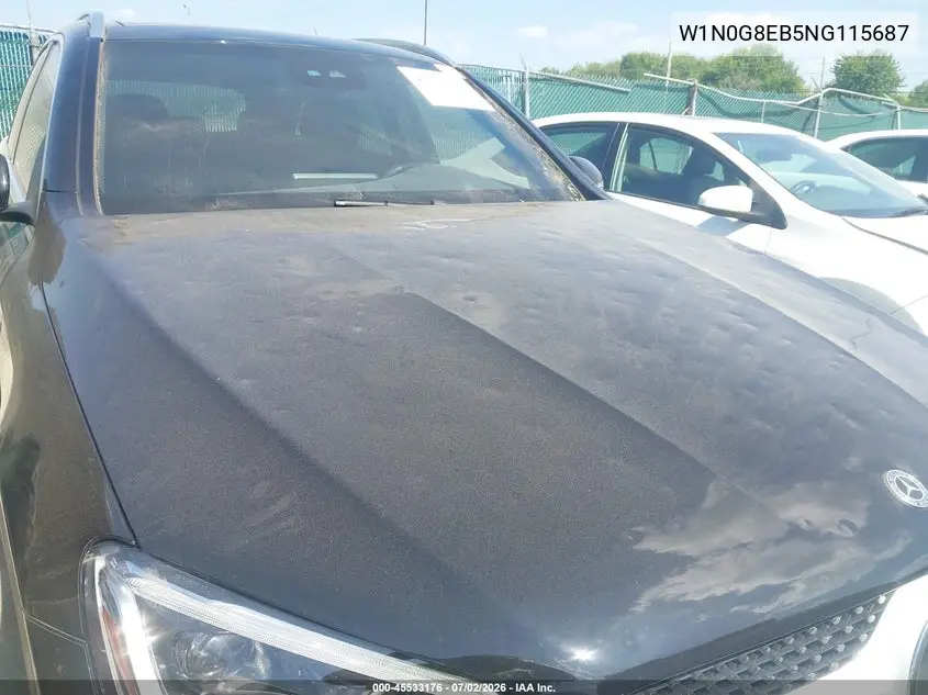 2022 Mercedes-Benz Glc 300 4Matic Suv VIN: W1N0G8EB5NG115687 Lot: 45533176