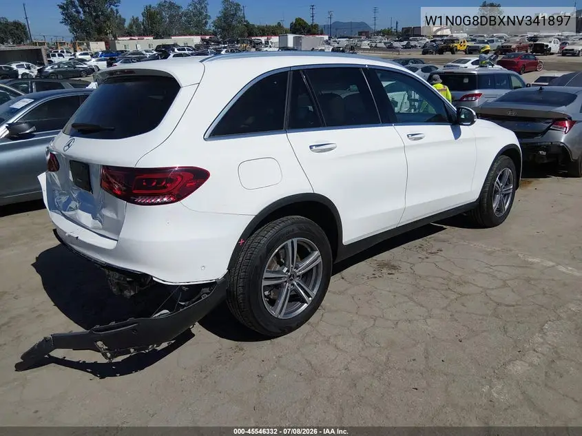 2022 Mercedes-Benz Glc 300 Suv VIN: W1N0G8DBXNV341897 Lot: 45546332
