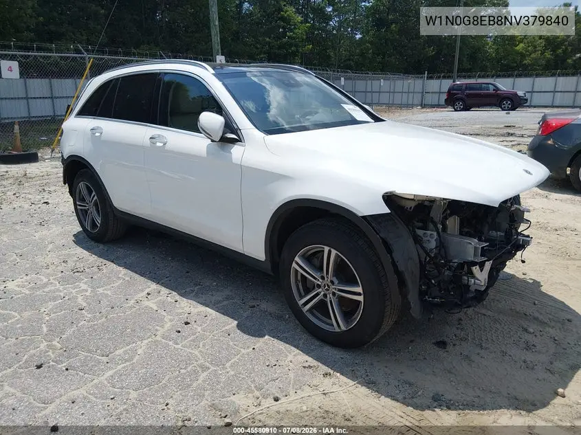 2022 Mercedes-Benz Glc 300 4Matic Suv VIN: W1N0G8EB8NV379840 Lot: 45580910