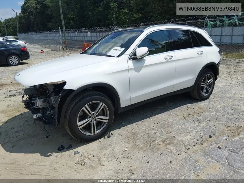 2022 Mercedes-Benz Glc 300 4Matic Suv VIN: W1N0G8EB8NV379840 Lot: 45580910