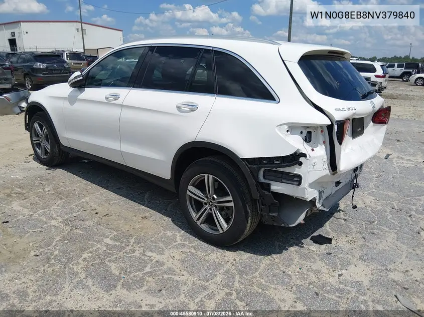 2022 Mercedes-Benz Glc 300 4Matic Suv VIN: W1N0G8EB8NV379840 Lot: 45580910