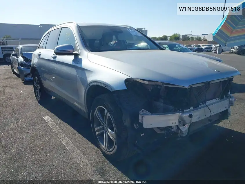 2022 Mercedes-Benz Glc 300 Suv VIN: W1N0G8DB5NG091618 Lot: 45591828