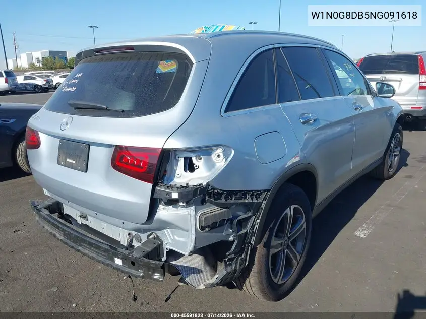 2022 Mercedes-Benz Glc 300 Suv VIN: W1N0G8DB5NG091618 Lot: 45591828