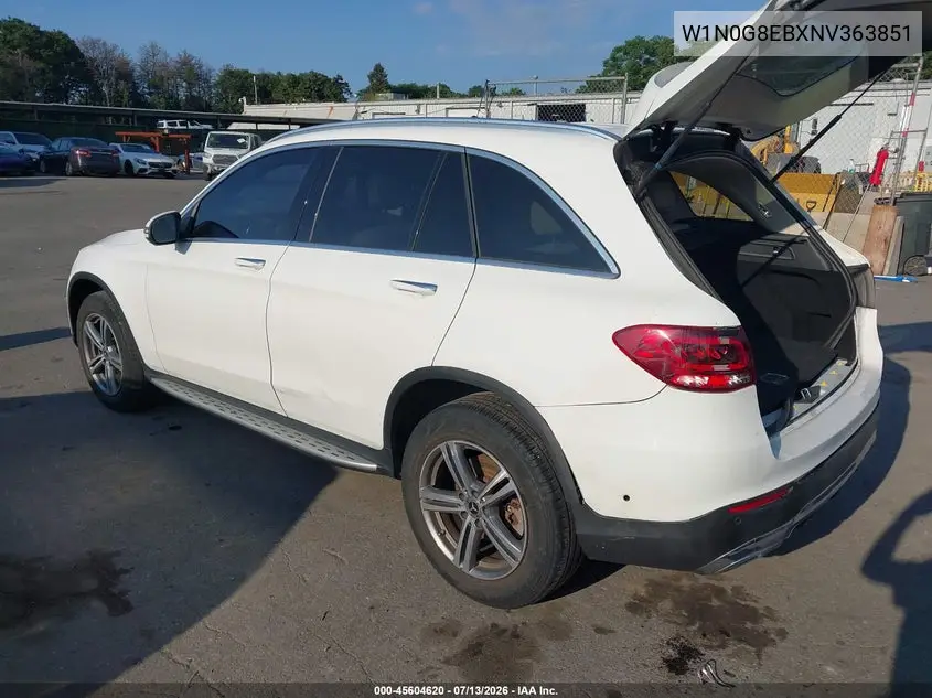 2022 Mercedes-Benz Glc 300 4Matic Suv VIN: W1N0G8EBXNV363851 Lot: 45604620