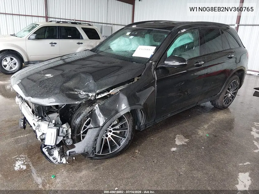 2022 Mercedes-Benz Glc 300 4Matic Suv VIN: W1N0G8EB2NV360765 Lot: 45618882