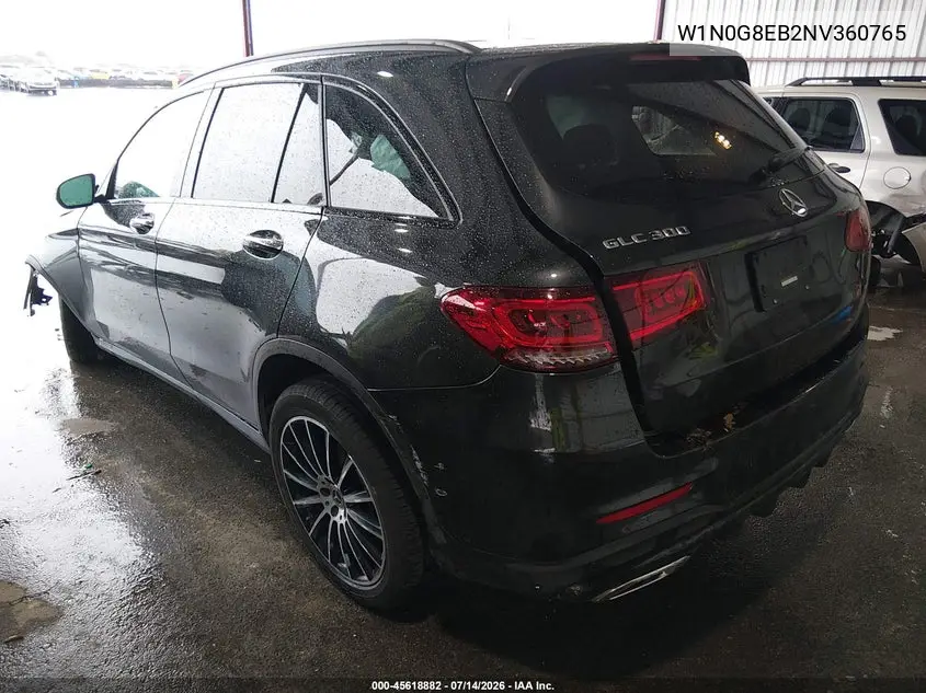 2022 Mercedes-Benz Glc 300 4Matic Suv VIN: W1N0G8EB2NV360765 Lot: 45618882