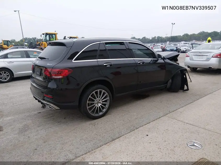 2022 Mercedes-Benz Glc 300 4Matic Suv VIN: W1N0G8EB7NV339507 Lot: 45632994