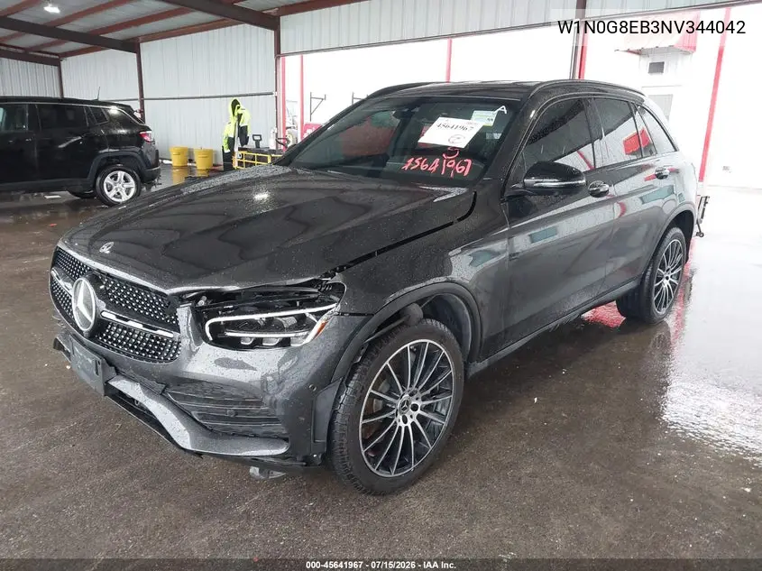 2022 Mercedes-Benz Glc 300 4Matic Suv VIN: W1N0G8EB3NV344042 Lot: 45641967