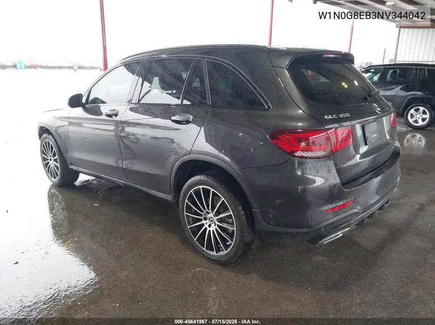 2022 Mercedes-Benz Glc 300 4Matic Suv VIN: W1N0G8EB3NV344042 Lot: 45641967