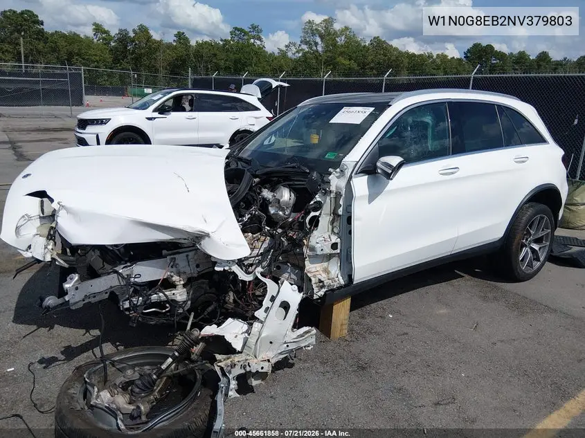 2022 Mercedes-Benz Glc 300 4Matic Suv VIN: W1N0G8EB2NV379803 Lot: 45661858