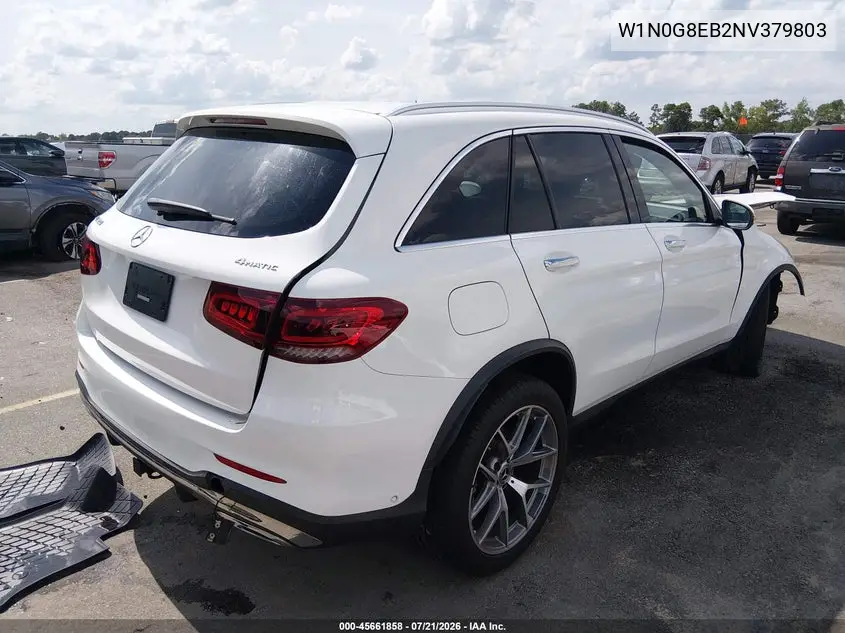 2022 Mercedes-Benz Glc 300 4Matic Suv VIN: W1N0G8EB2NV379803 Lot: 45661858