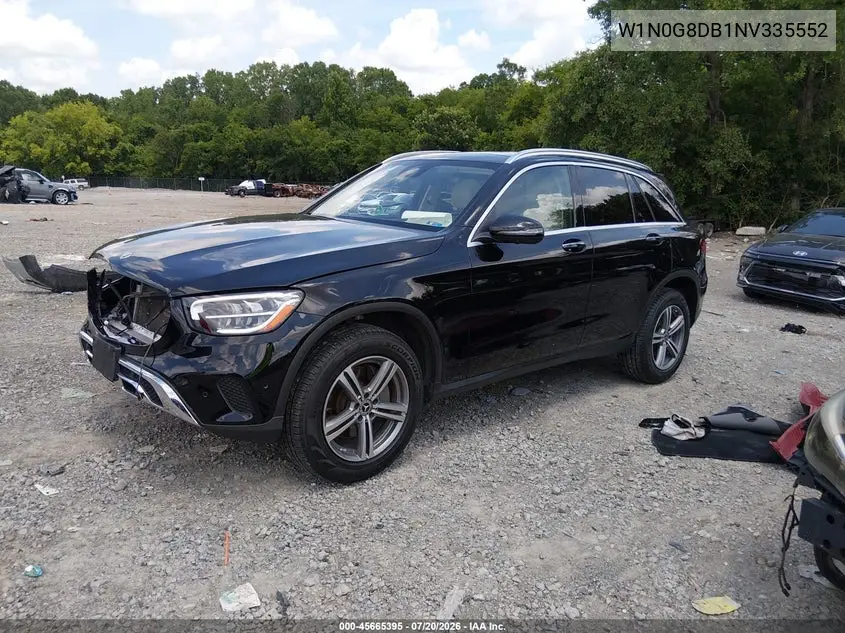 2022 Mercedes-Benz Glc 300 Suv VIN: W1N0G8DB1NV335552 Lot: 45665395