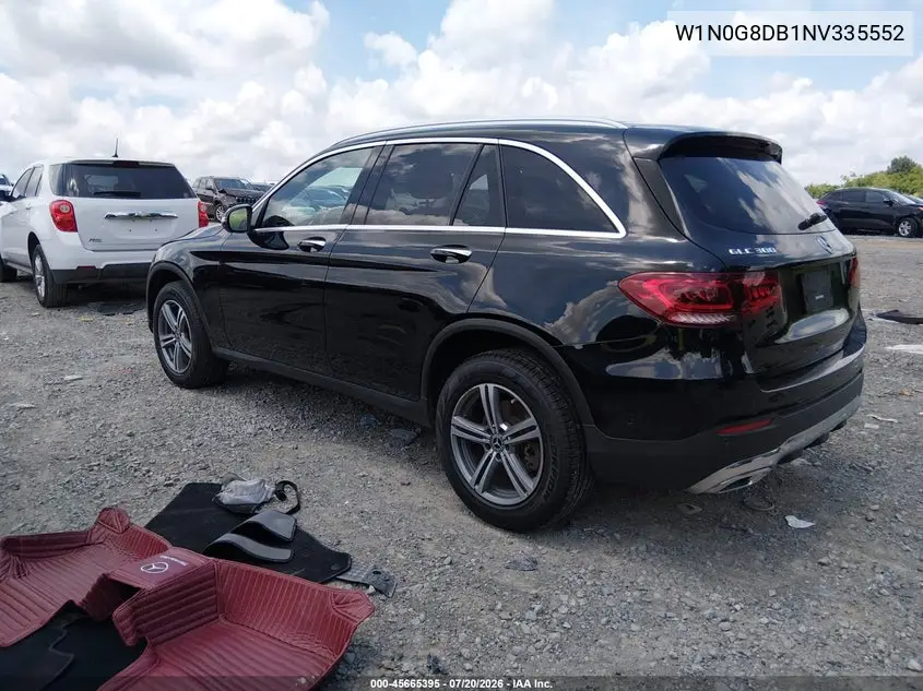 2022 Mercedes-Benz Glc 300 Suv VIN: W1N0G8DB1NV335552 Lot: 45665395