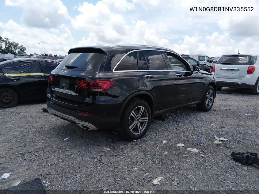2022 Mercedes-Benz Glc 300 Suv VIN: W1N0G8DB1NV335552 Lot: 45665395