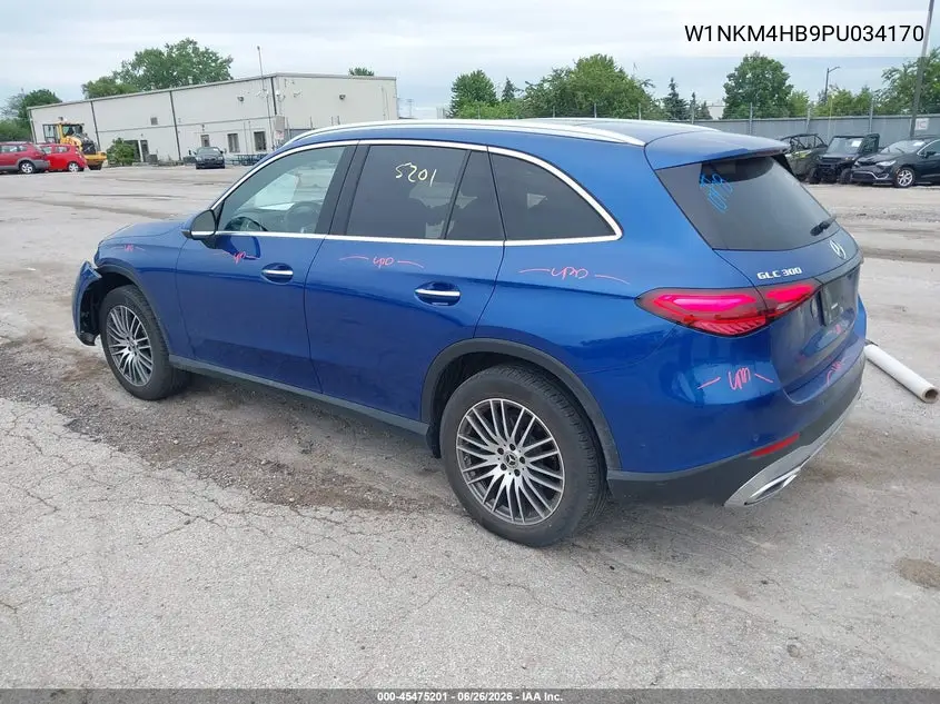 2023 Mercedes-Benz Glc 300 4Matic Suv VIN: W1NKM4HB9PU034170 Lot: 45475201