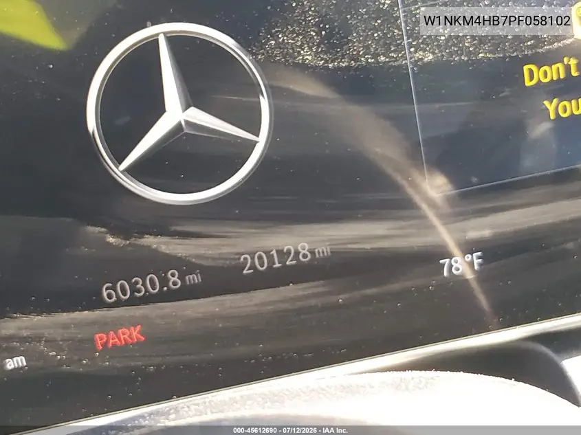 2023 Mercedes-Benz Glc 300 4Matic Suv VIN: W1NKM4HB7PF058102 Lot: 45612690