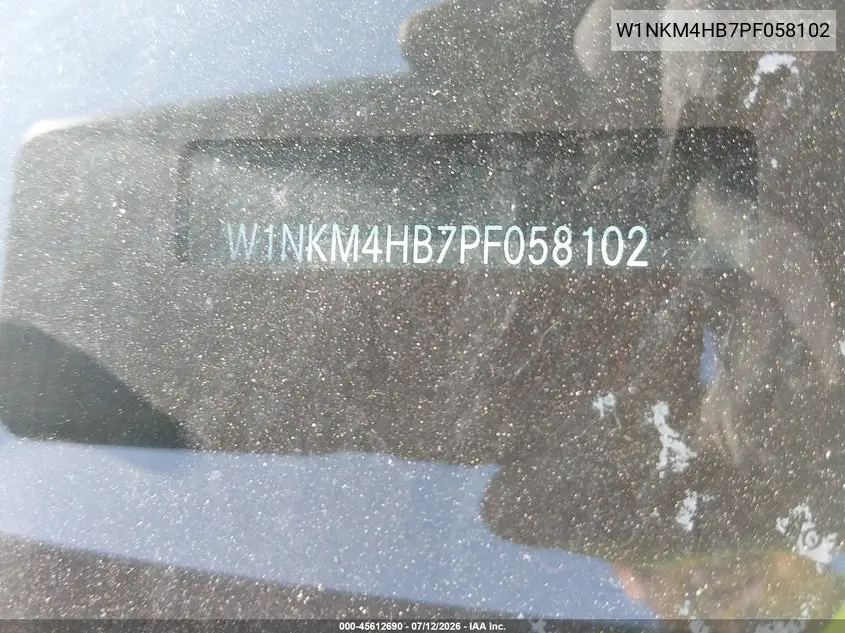 2023 Mercedes-Benz Glc 300 4Matic Suv VIN: W1NKM4HB7PF058102 Lot: 45612690