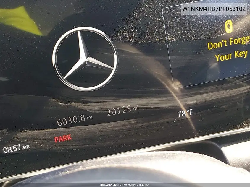 2023 Mercedes-Benz Glc 300 4Matic Suv VIN: W1NKM4HB7PF058102 Lot: 45612690