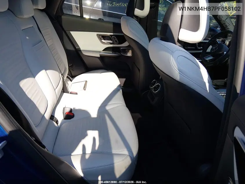 2023 Mercedes-Benz Glc 300 4Matic Suv VIN: W1NKM4HB7PF058102 Lot: 45612690