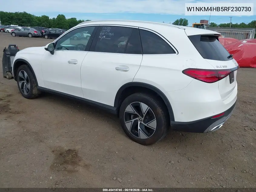2024 Mercedes-Benz Glc 300 4Matic Suv VIN: W1NKM4HB5RF230730 Lot: 45418745
