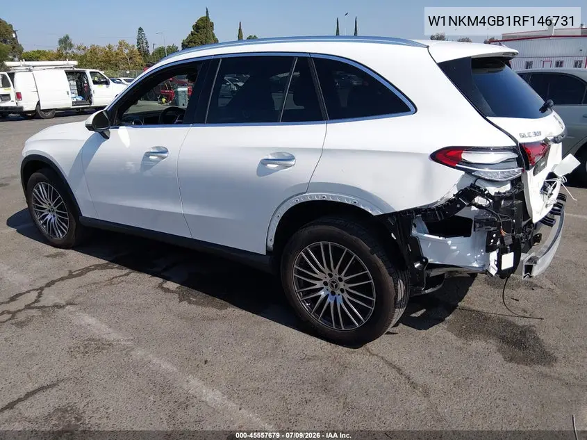 2024 Mercedes-Benz Glc 300 Suv VIN: W1NKM4GB1RF146731 Lot: 45557679
