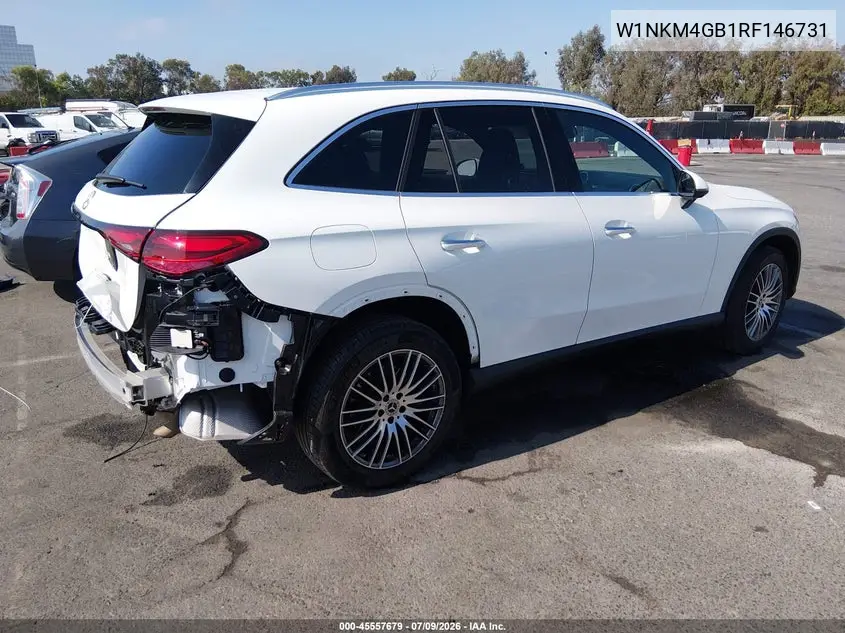 2024 Mercedes-Benz Glc 300 Suv VIN: W1NKM4GB1RF146731 Lot: 45557679