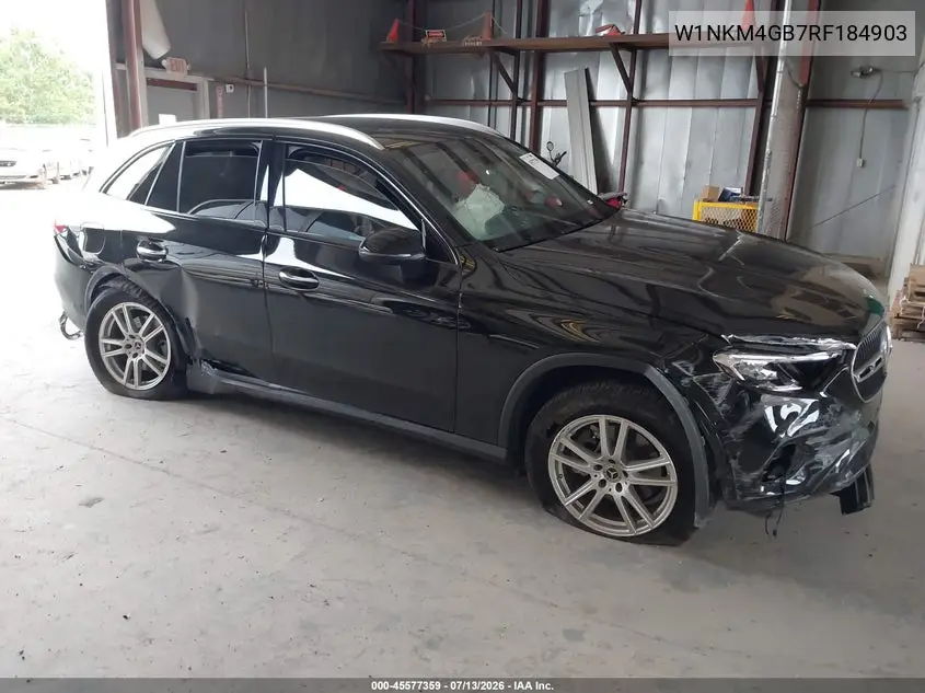 2024 Mercedes-Benz Glc 300 Suv VIN: W1NKM4GB7RF184903 Lot: 45577359