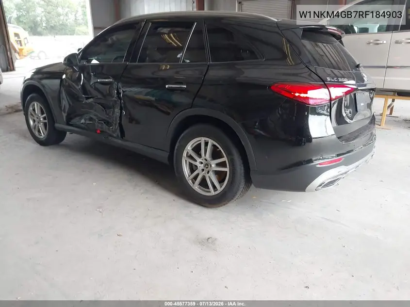 2024 Mercedes-Benz Glc 300 Suv VIN: W1NKM4GB7RF184903 Lot: 45577359