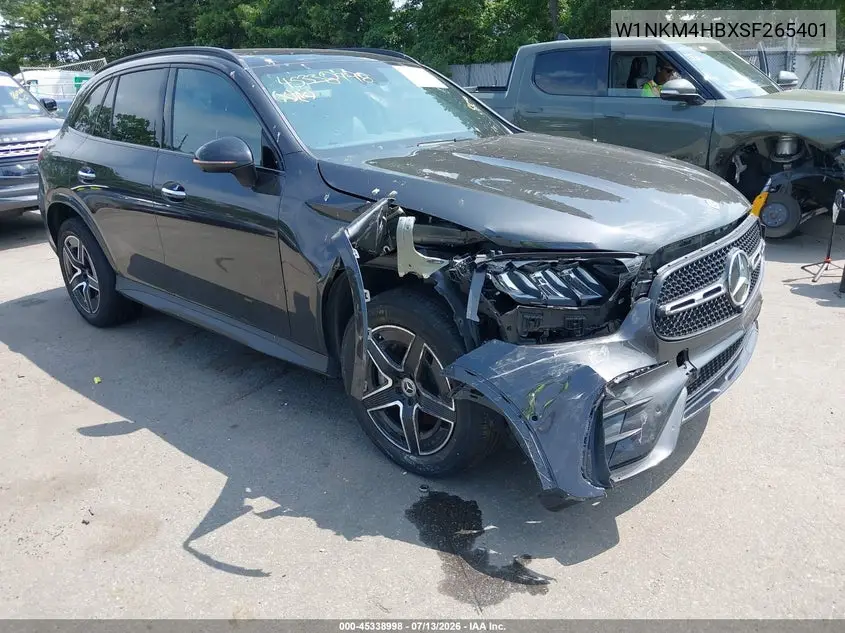 2025 Mercedes-Benz Glc 300 4Matic Suv VIN: W1NKM4HBXSF265401 Lot: 45338998