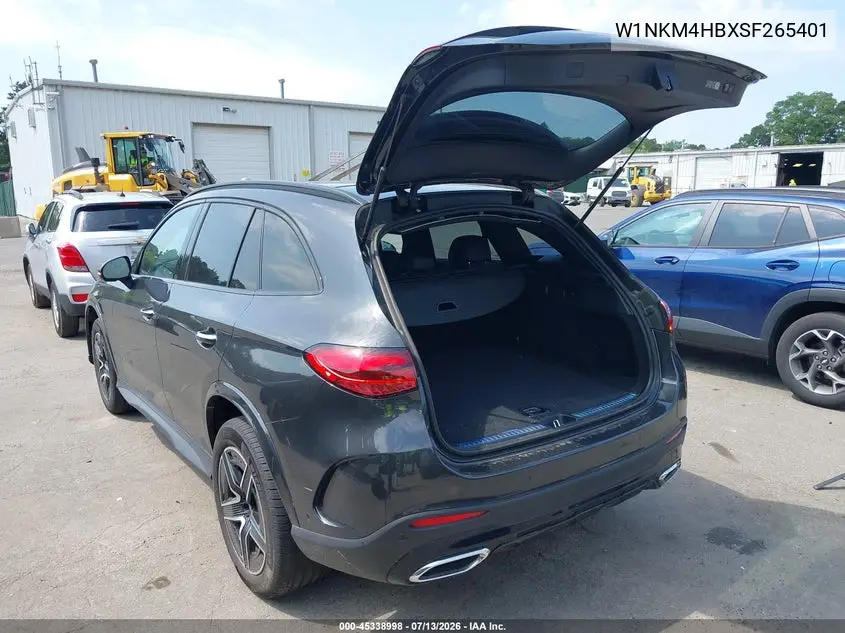 2025 Mercedes-Benz Glc 300 4Matic Suv VIN: W1NKM4HBXSF265401 Lot: 45338998