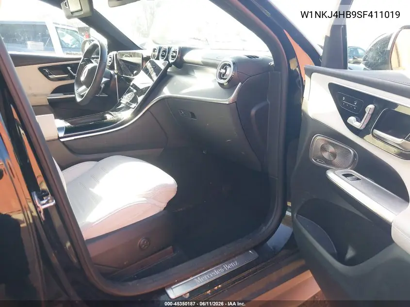 2025 Mercedes-Benz Glc 300 4Matic Coupe VIN: W1NKJ4HB9SF411019 Lot: 45350187